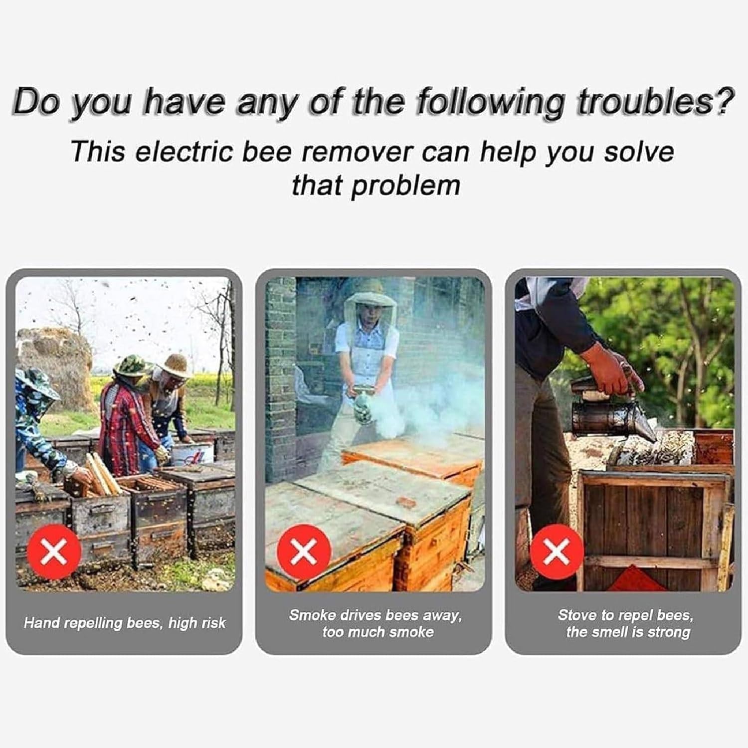 Elektrischer Bienenentferner, Wiederaufladbare Bienenstock-Schüttelmaschine, Imkereiausrüstung für effiziente Bienenstockwartung, unverzichtbares Werkzeug für Imker