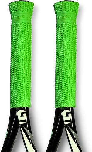 ROCKETGRIP Octopus - Raqueta de tenis con agarre inferior (2 unidades), agarre inferior de silicona suave para raqueta de tenis, acolchado, ajuste