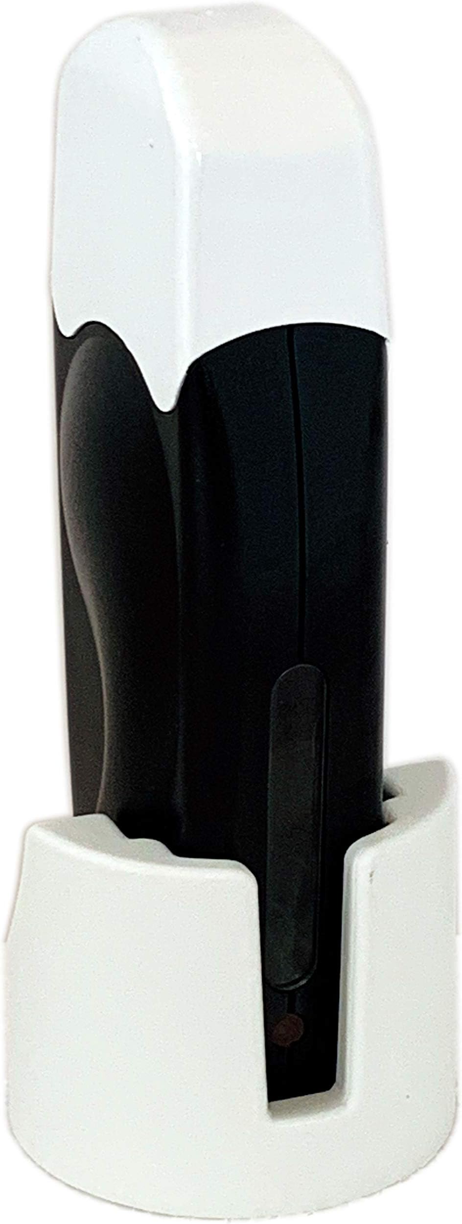 Wax Heater for 100 ml Roll-Ons with Base - Wax Warmer Device for Melting Refill Cartridges (Single, Black)