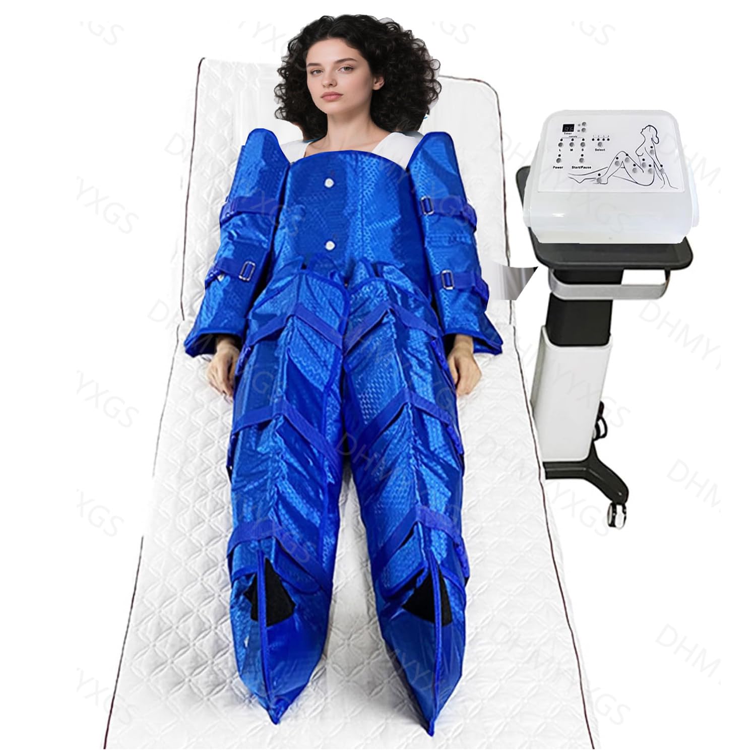 Massaggio a Pressione Aria Professionale,Macchina Drenaggio Linfatico,Dispositivo Dimagrante Pressoterapia,Macchina Sauna Dimagrante E Disintossicante,per Riduzione Cellulite Perdita di Peso