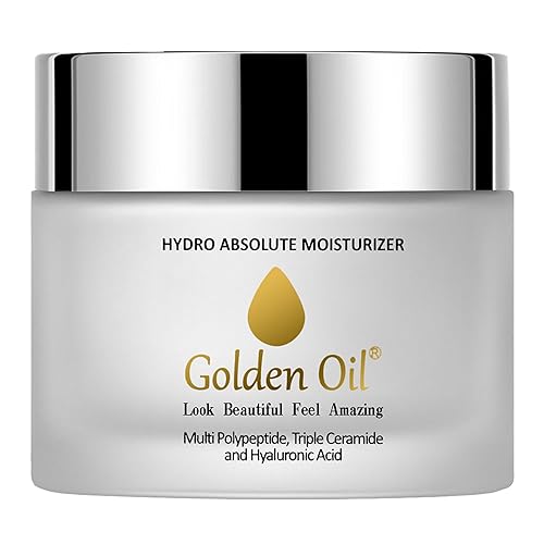 Hidratante Hydro Absolute Anti-Aging Hidratante súper cargado para rostro, cuello y escote con triple ceramidas, múltiples polipéptidos y ácido
