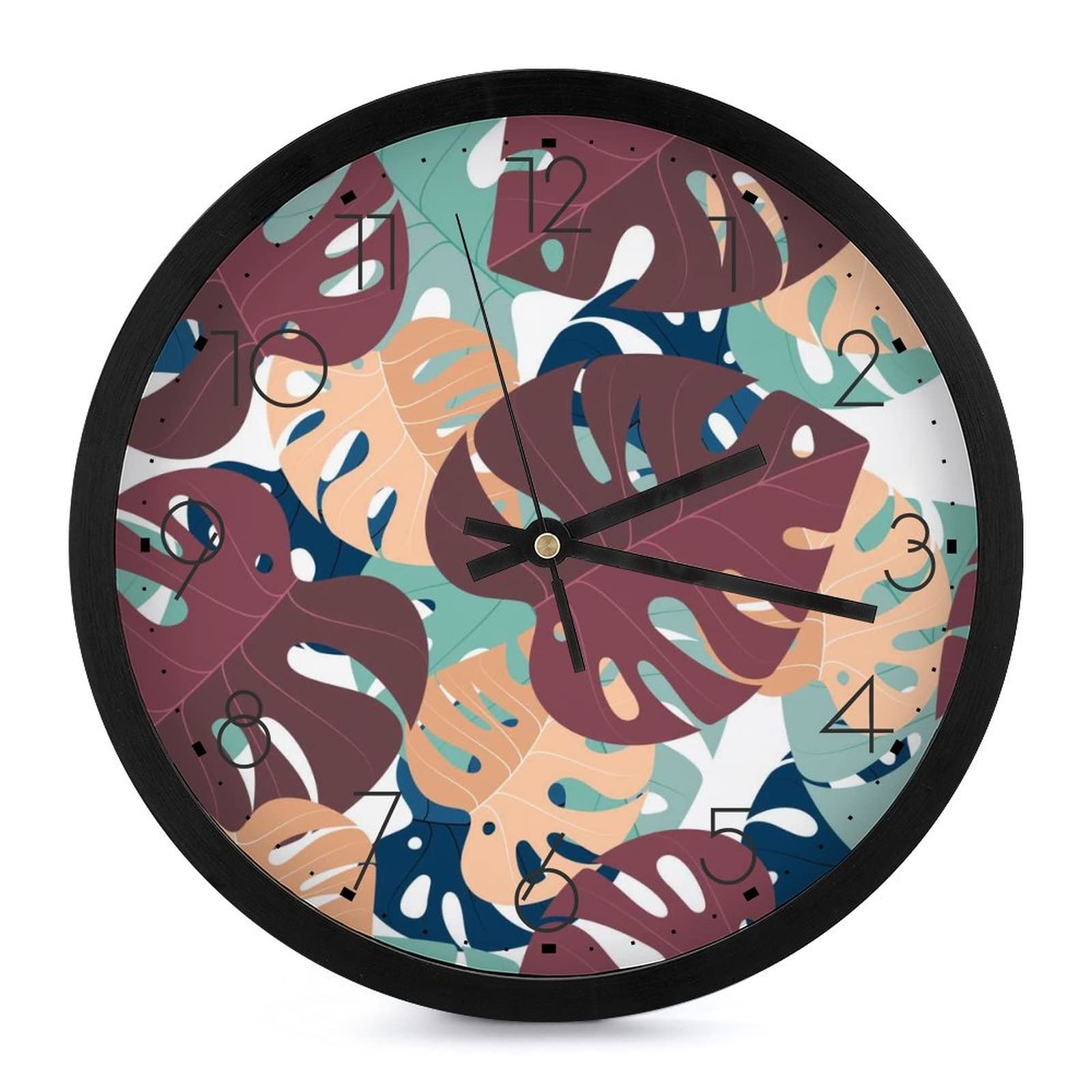 Horloge de cuisine et salon ronde décorative pour toute la maison