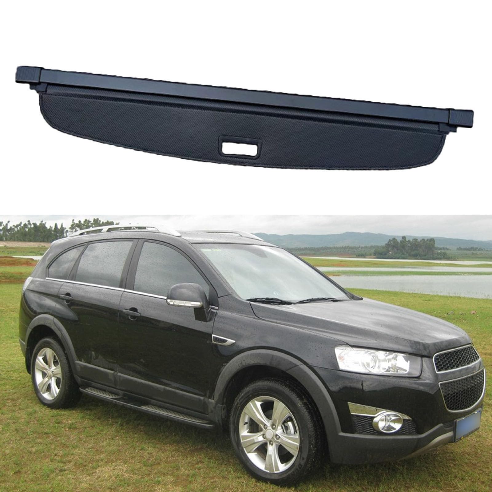 SXLGDW Car Retractable Rear Trunk Parcel Shelf,Compatible with Chevrolet Captiva 2008-2016,Car parts