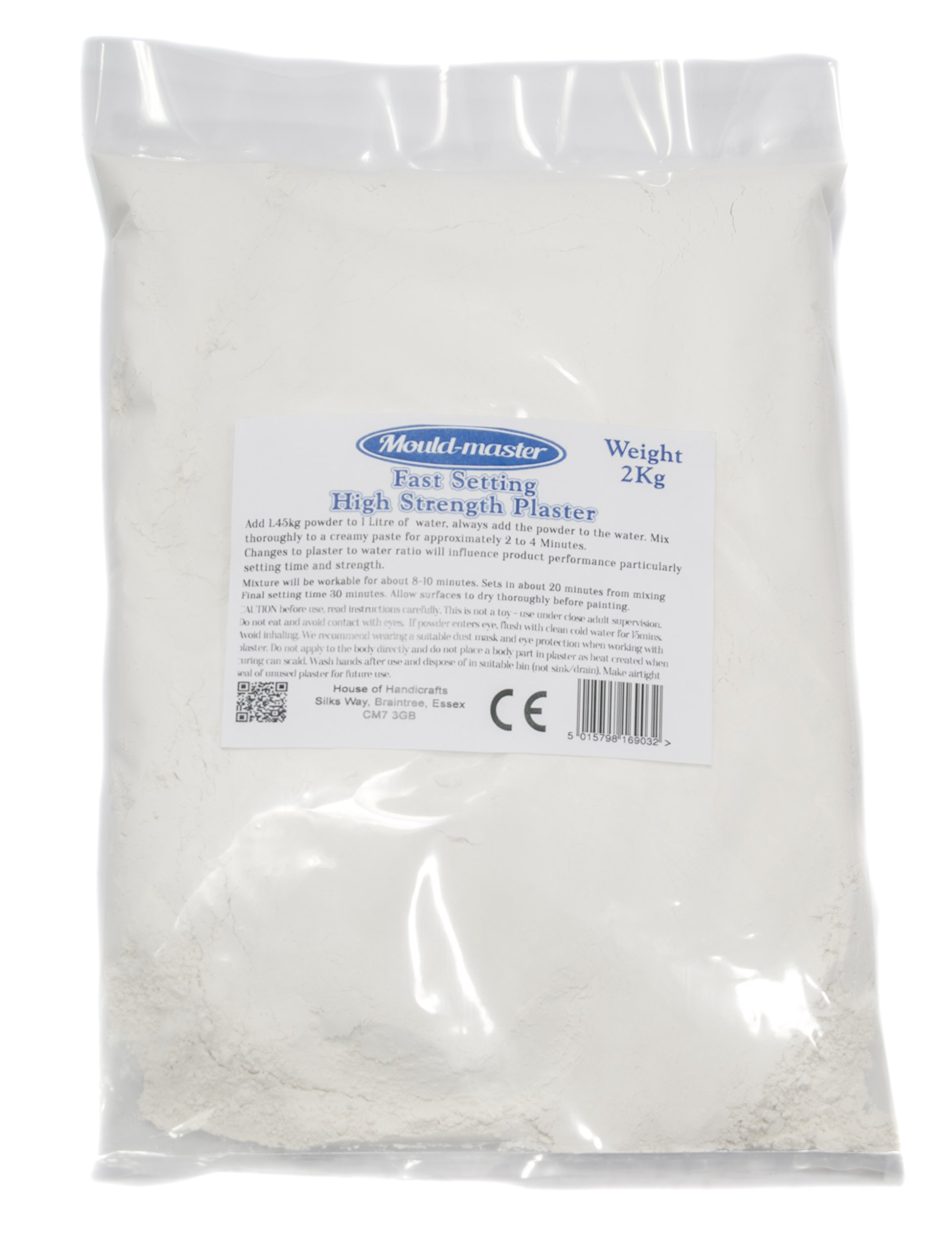 Mould-Master Fast Setting Hard Plaster, Off-White, 2 kg
