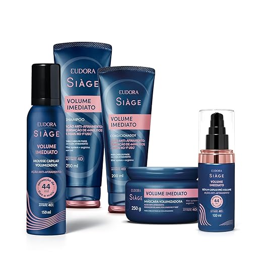 Combo Siàge Volume Imediato (5 itens)