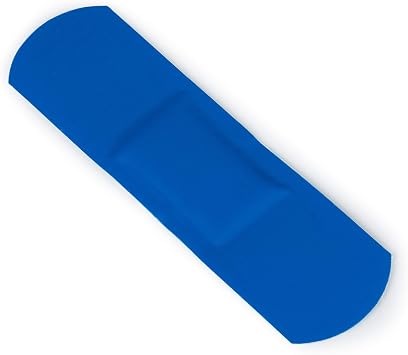 Safety First Aid Group HypaPlast Blue Catering Plasters, Assorted (Pack of 100) Sterile Hypoallergenic