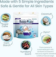 Vista 5 de TruKid Bubble Podz Baño de Burbujas para Niños, Pequeños y Bebés, Sin Lágrimas, Bomba de Baño Suave y Refrescante para Piel Sensible con Hidratantes