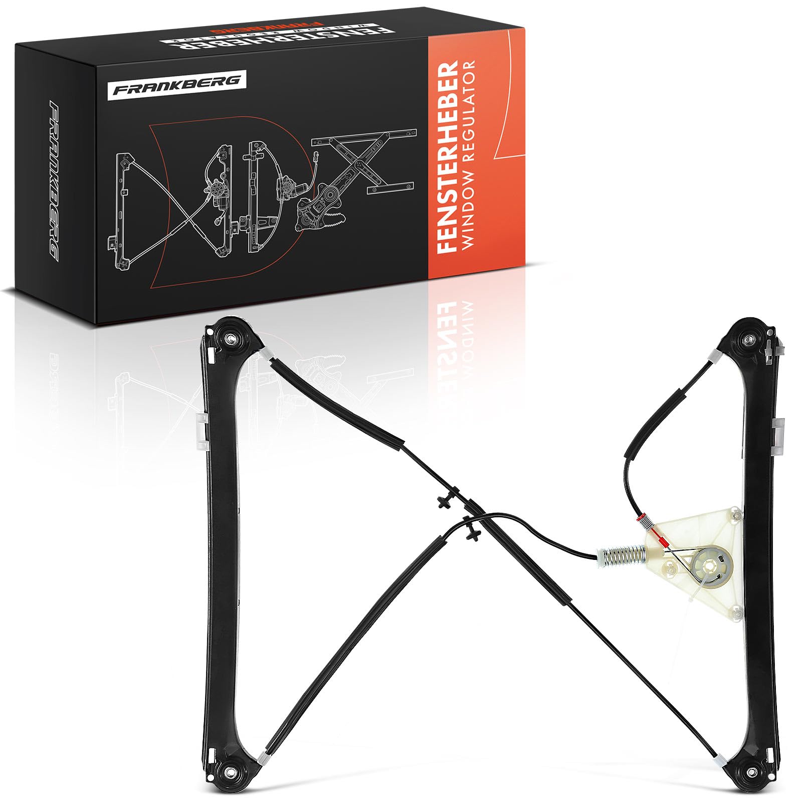 Frankberg Alzacristallo senza motore anteriore destro 8P3837462A | senza motore, davanti, Giusto, 8P3837462A; Compatibile con: A3 8P1
