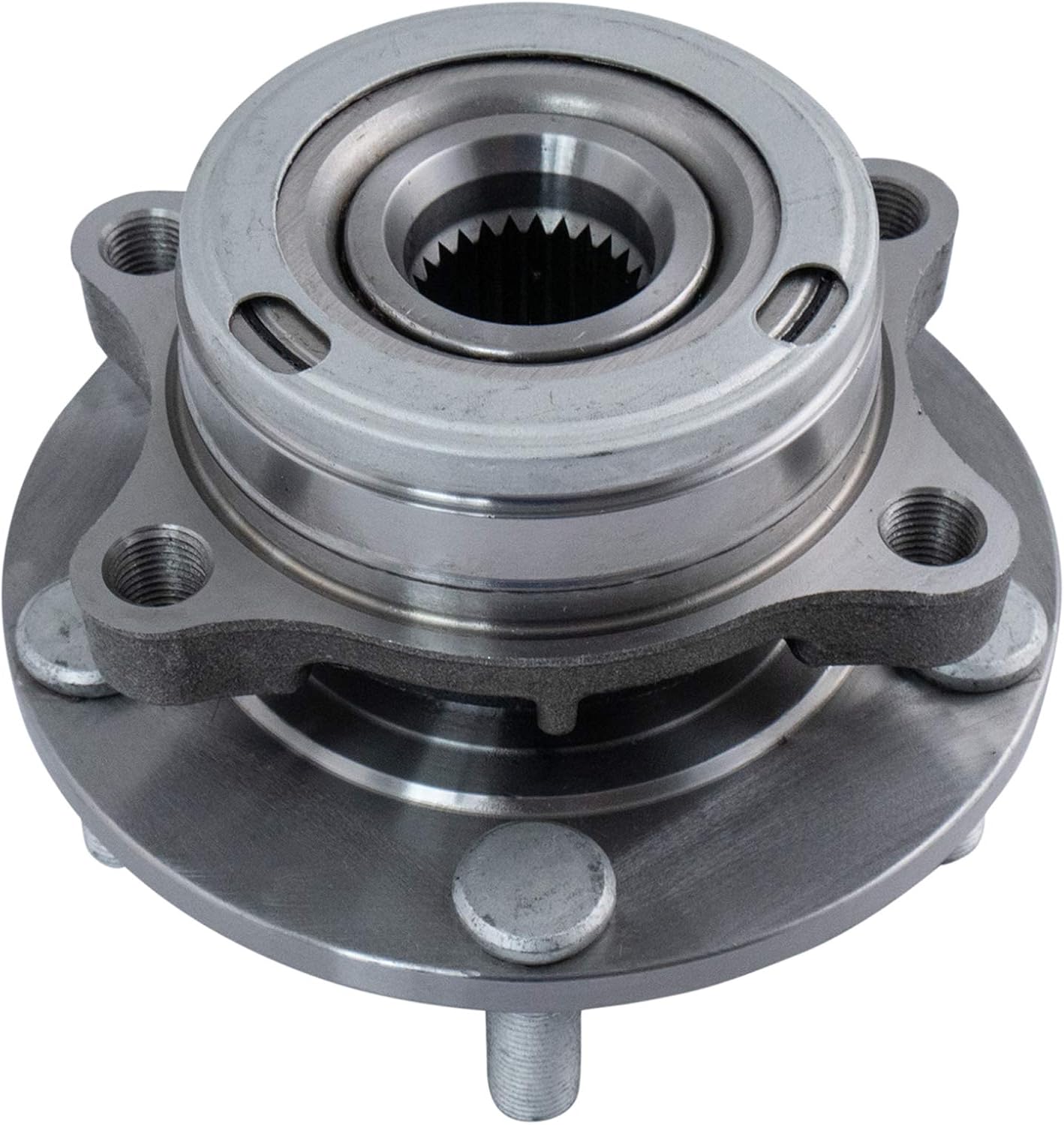 TRQ Front Driver or Passenger Side Wheel Bearing and Hub Assembly Compatible with 2004-2006 Infiniti G35 AWD