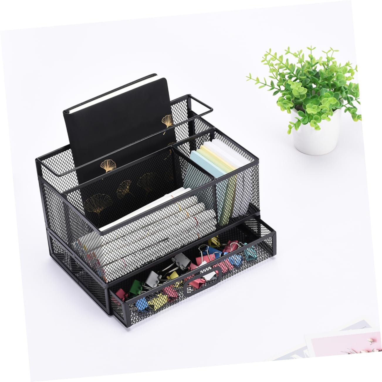 Tiroir De Bureau Organiseur De Bureau Bac À Courrier Organiseur Porte-crayons Pour Porte-stylo Pour e-stylo Multifonction e-crayons De
