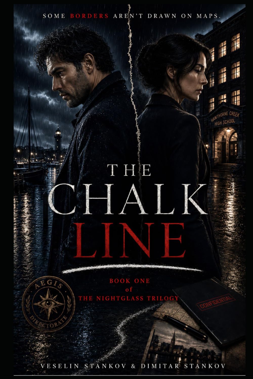 The Chalk Line: A Secret Agent Spy Thriller of Betrayal, Hidden Identities, and a Deadly Past (The Nightglass Trilogy)