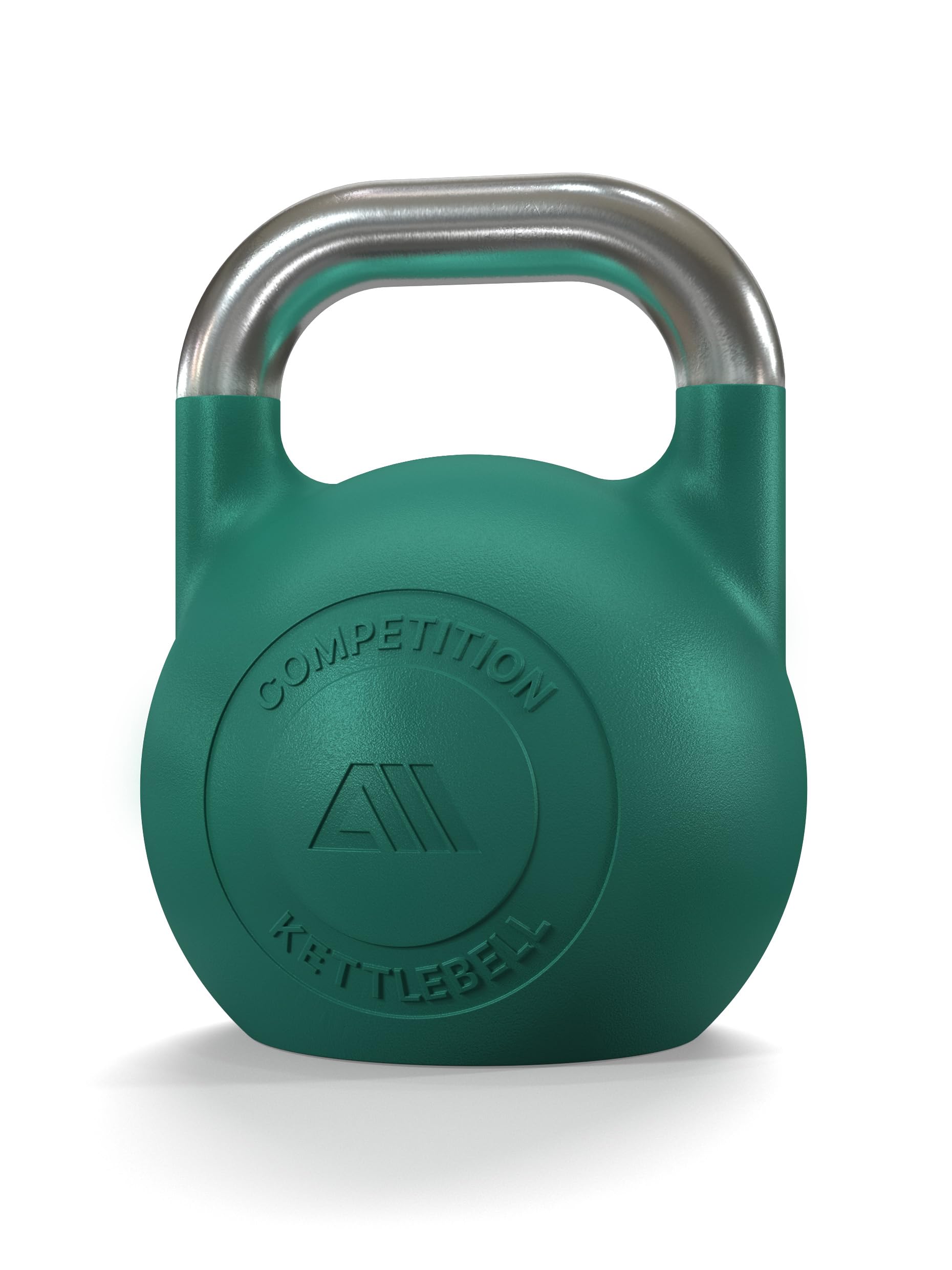 Atletica Set di kettlebell da competizione | Finisher | Kettlebell – 20 kg, 24 kg, 32 kg, in ghisa sferica, qualità da studio, logo discreto, codice colore competizione per una facile maneggevolezza