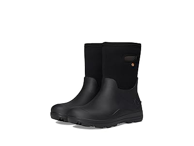 Bogs Kids York Seamless (Toddler/Little Kid/Big Kid) Kids Shoes Black : 3 Little Kid M, Rubber