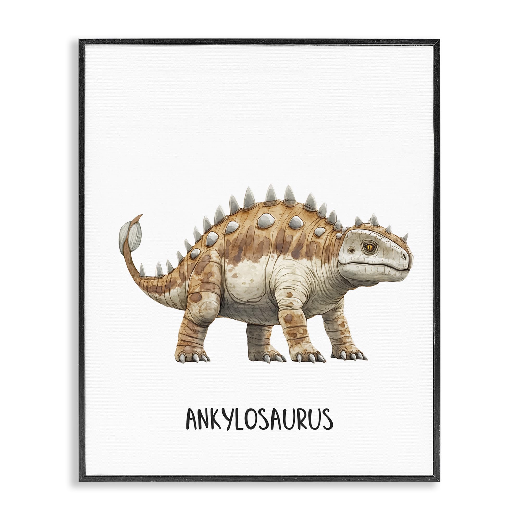Tableau Ankylosaurus Christine Simpson 50x40 cm pour sublimer une chambre d enfant