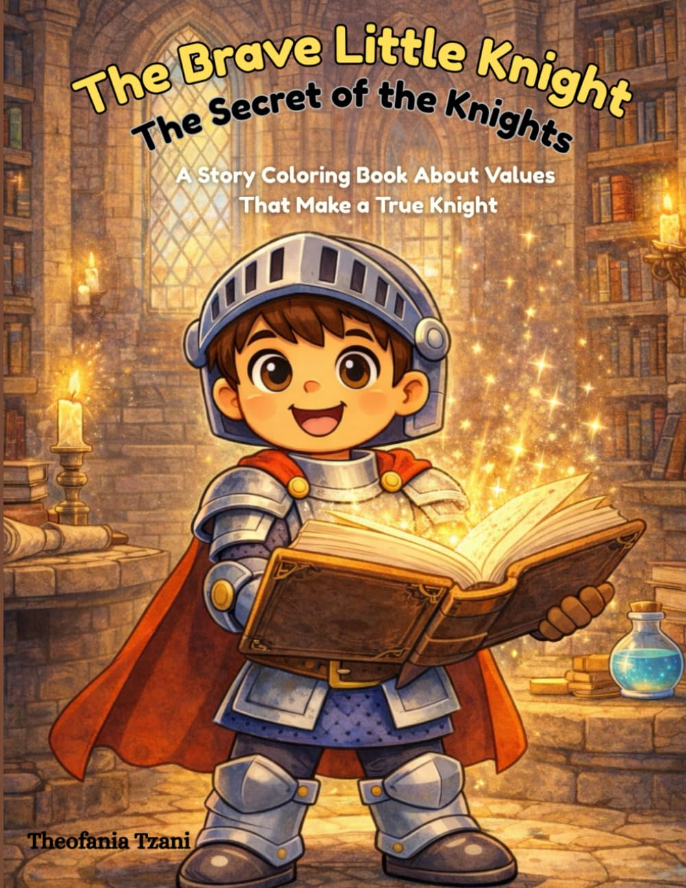 The Brave Little Knight , The Secret of the Knights: A Story Coloring Book About Values That Make a True Knight
