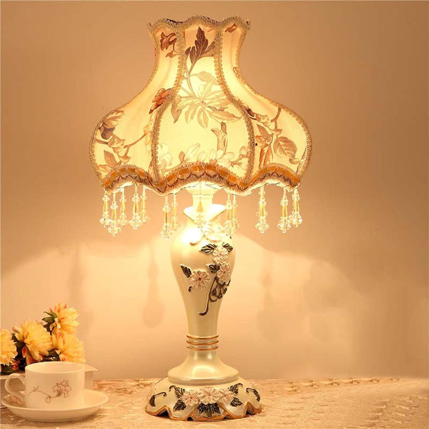 European Style Table Lamp Bedroom Bedside Lamp Luxury