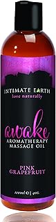 Intimate Earth Massage Oil, Awake, 4 Ounce