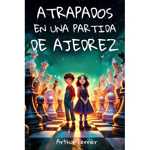 Libros de ajedrez 16 Atrapados en una partida de ajedrez – Novela para niños a partir de 9 años – Fantástico y Aventura. (Spanish Edition)