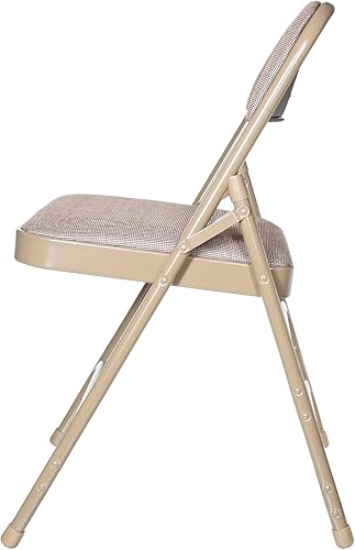 Miniatura 5 de OEF Furnishings Serie OEF2300 - Sillas plegables de doble bisagra con triple apoyo, tapizado de tela de alta calidad y servicio pesado (paquete de