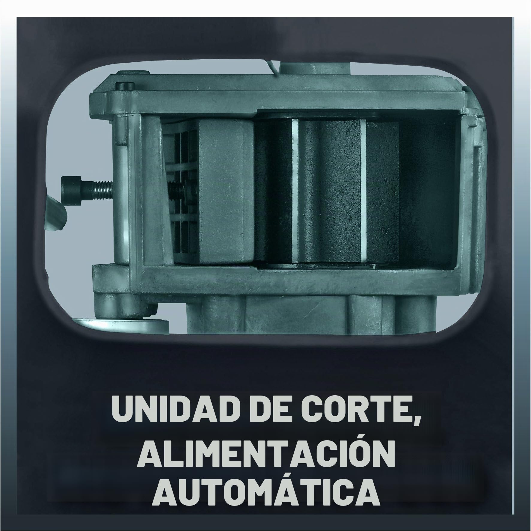 Einhell Biotrituradora eléctrica silenciosa, potencia de 2000 W, 230 V, 93 dB, Color Rojo y Negro