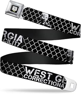 Buckle Down Boys' Zombie/West Georgia Correctional Facility Seatbelt Belt