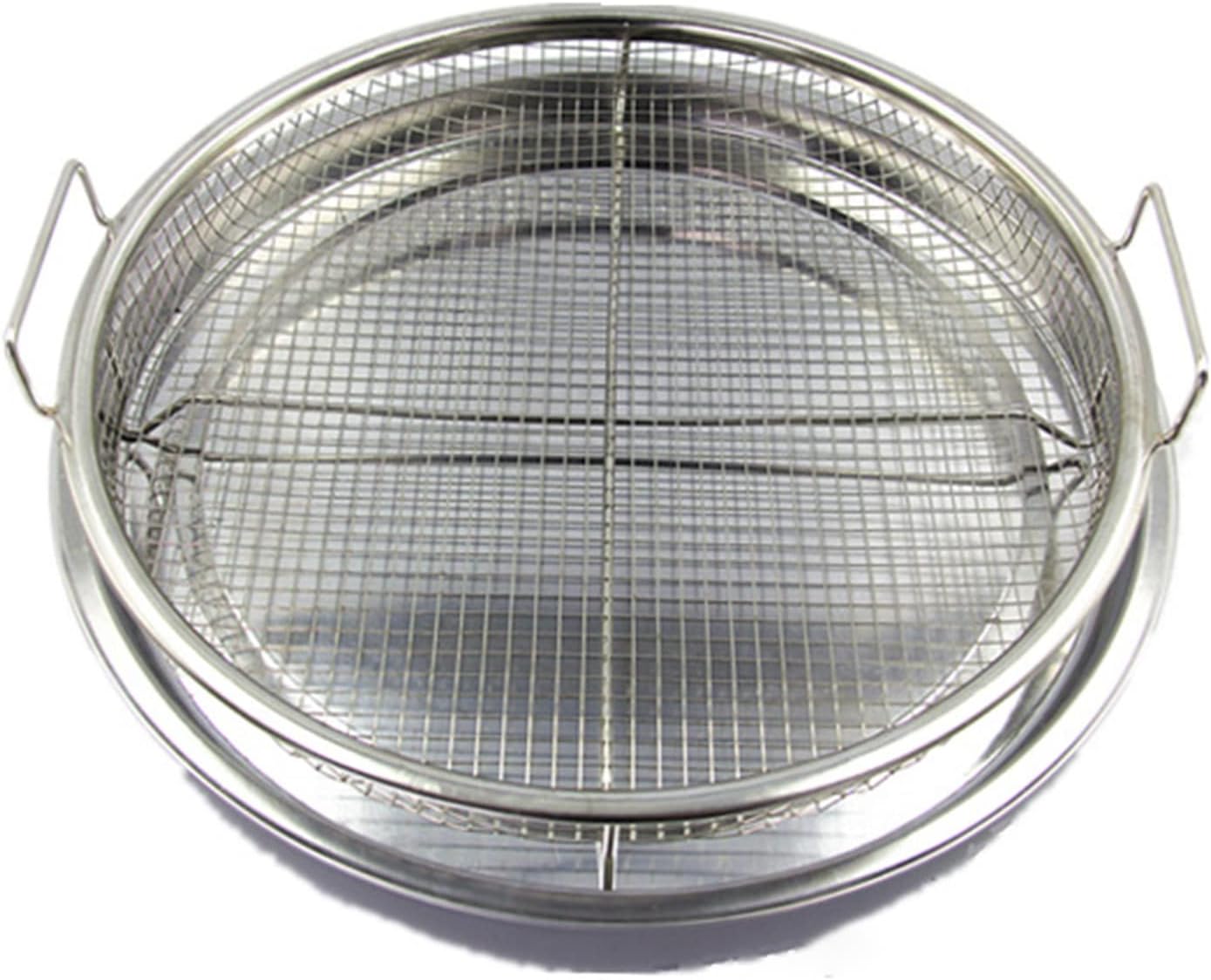 ainless Steel Air Fryer Tray 11.8" x 11.8", Nonstick Air