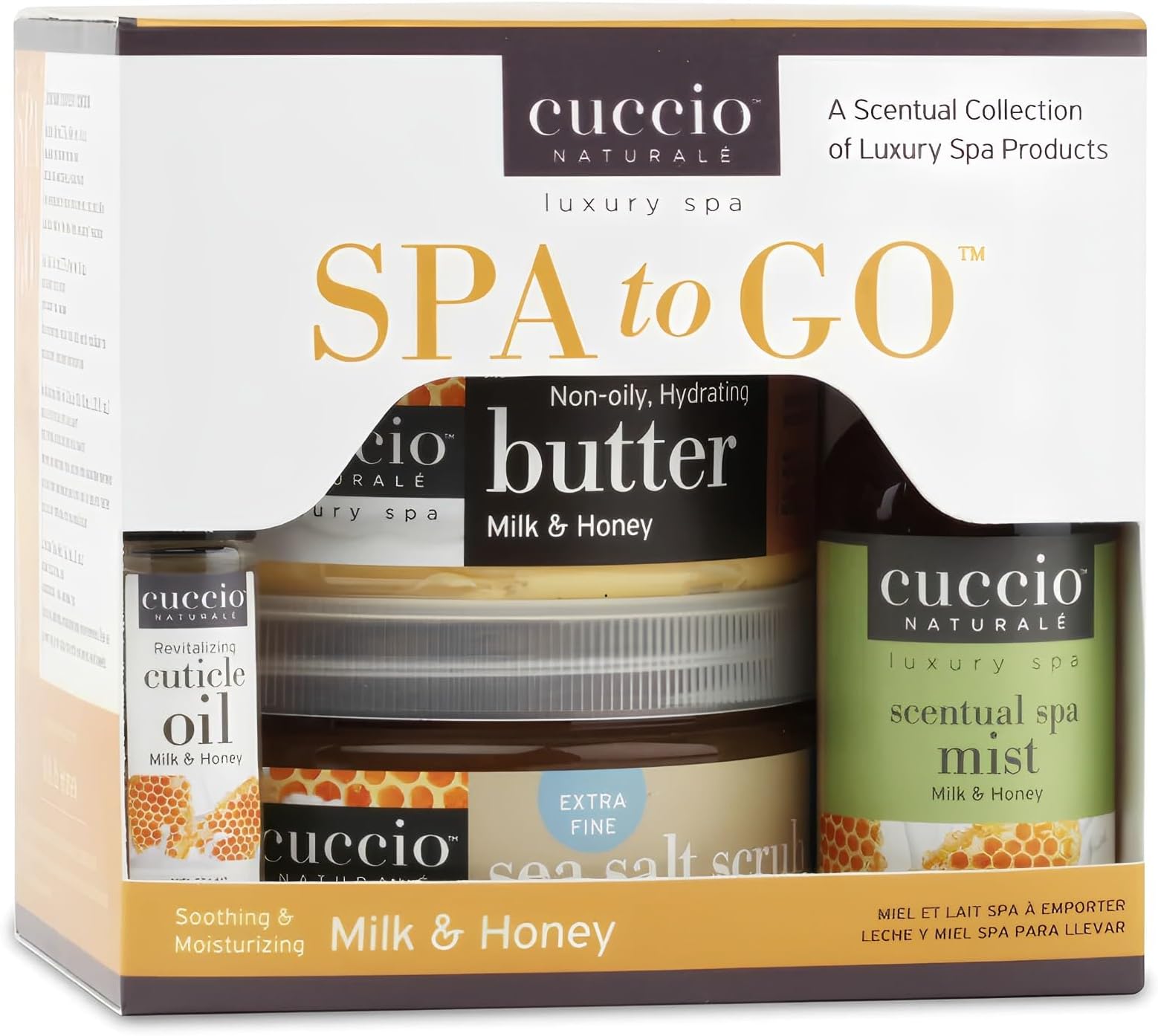 Cuccio Natural Spa To Go, Milk and Honey