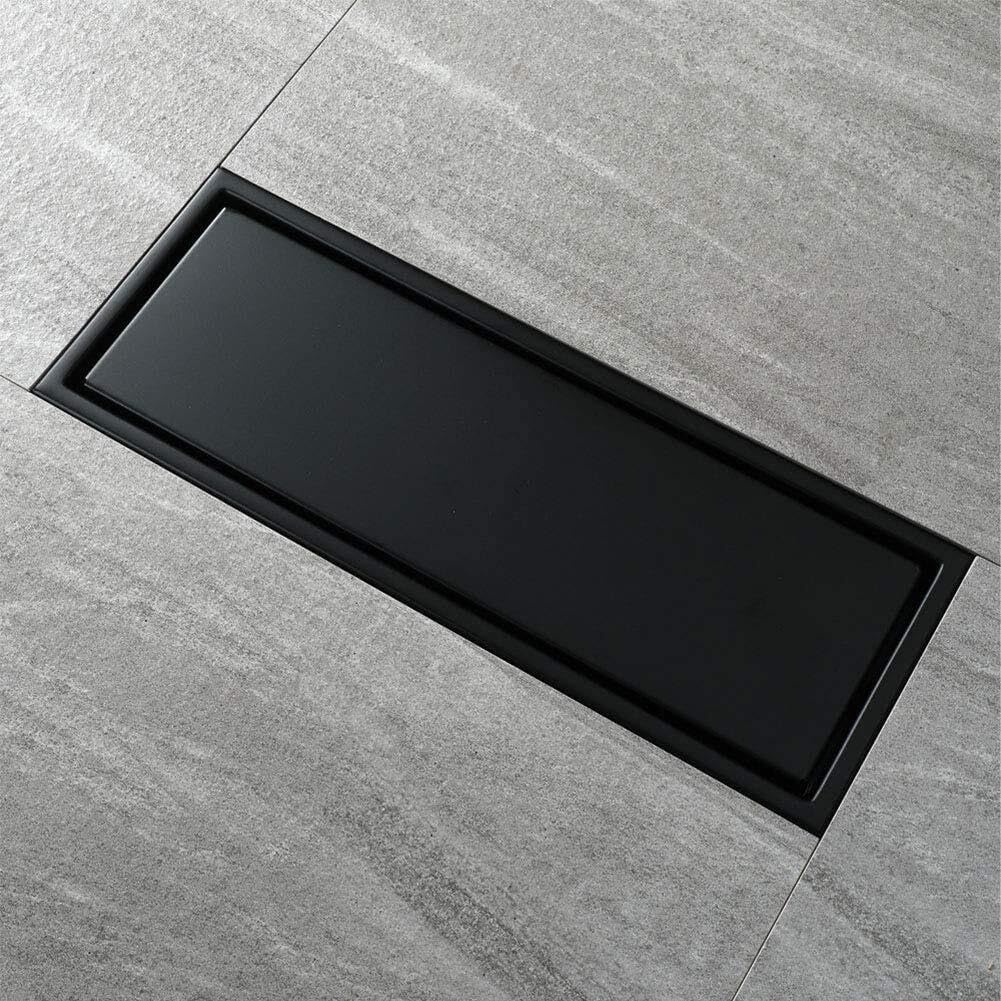 Siphon de douche linéaire pour salle de bain design et douche italienne moderne