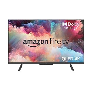 Amazon Fire TV 50" Omni QLED Series 4K UHD smart TV, Dolby Vision IQ, Fire TV Ambient Experience, local dimming, hands-free with Alexa
