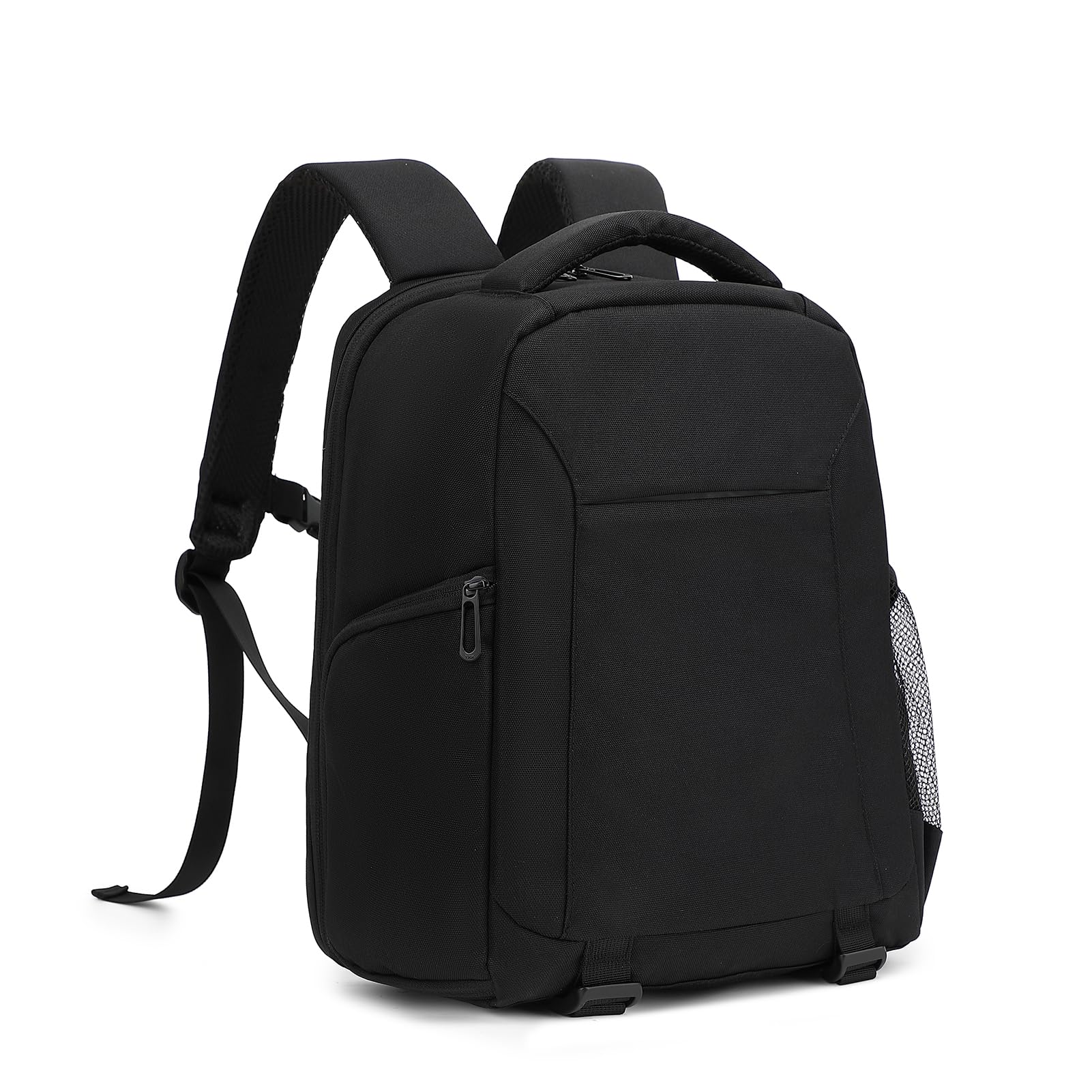 Andoer Zaino per fotocamera, Borsa portaoggetti per fotografia con apertura, laterale disponibile per laptop con divisori flessibili, per laptop, camera, obiettivo, treppiede, borraccia