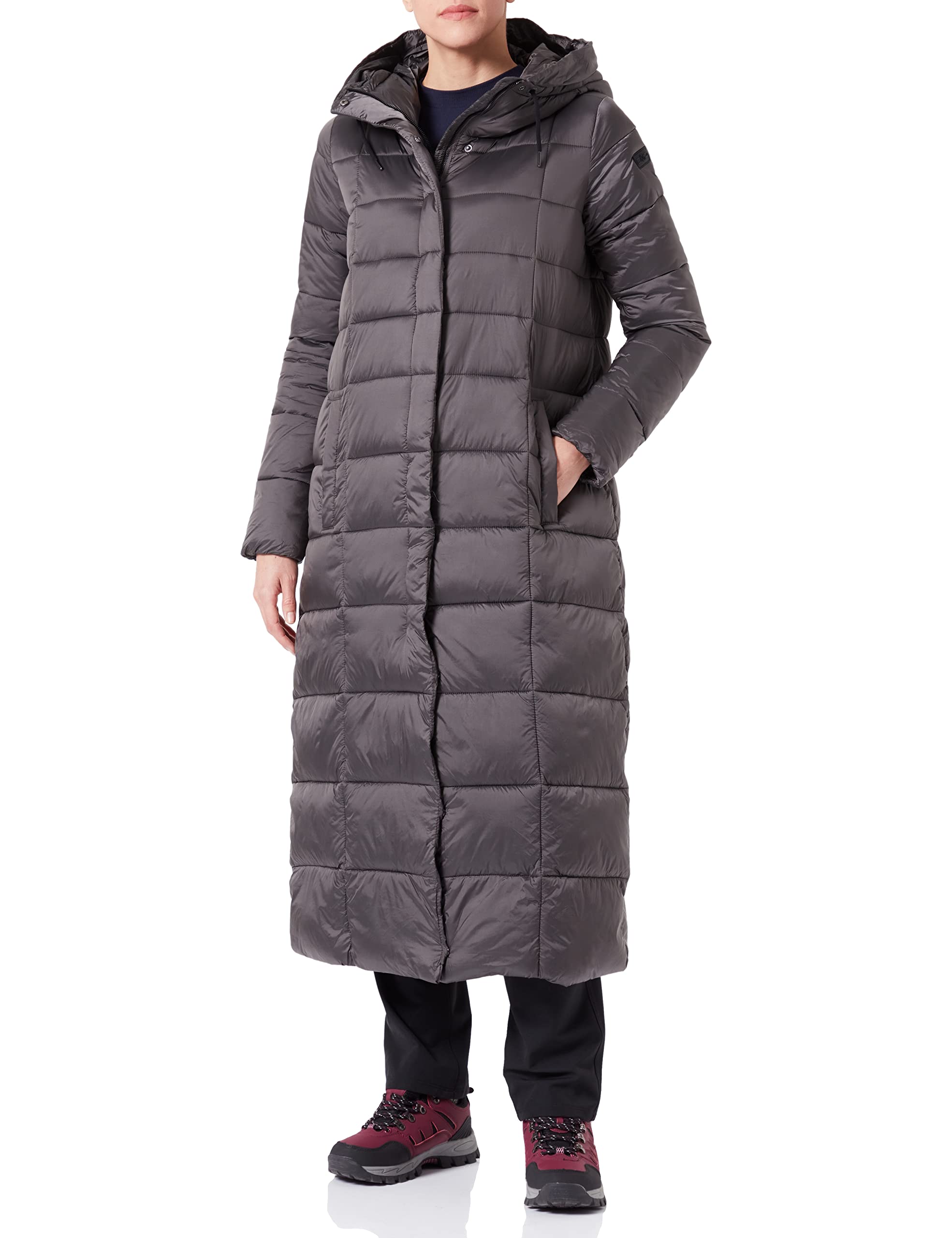 Cmp Damen Dust - Woman Coat Fix Hood, Woman, 34