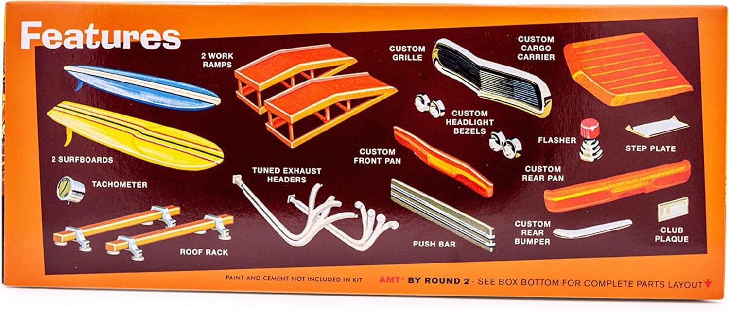 AMT 1965 Chevelle Surf Wagon 1:25 Scale Model Kit