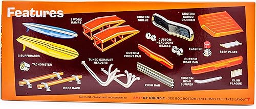 Miniatura 3 de AMT 1965 Chevelle Surf Wagon 125 Kit de modelo a escala 125