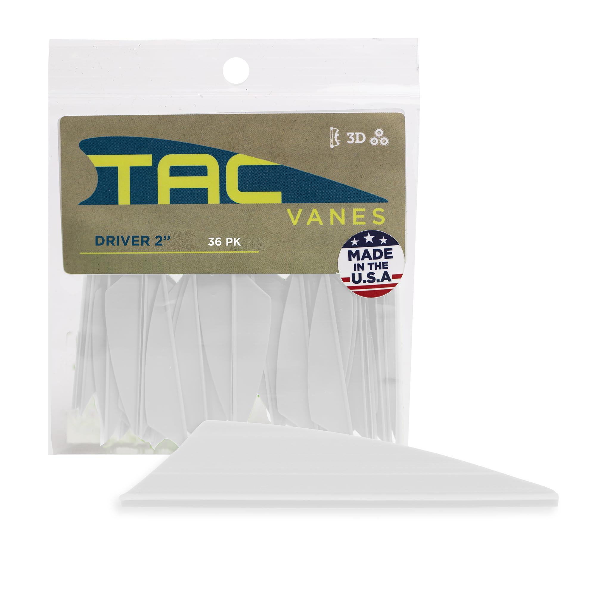 TAC Vanes Driver Hybrid Vanes, Vanes for Archery Bowhunting and Recreational Shooting