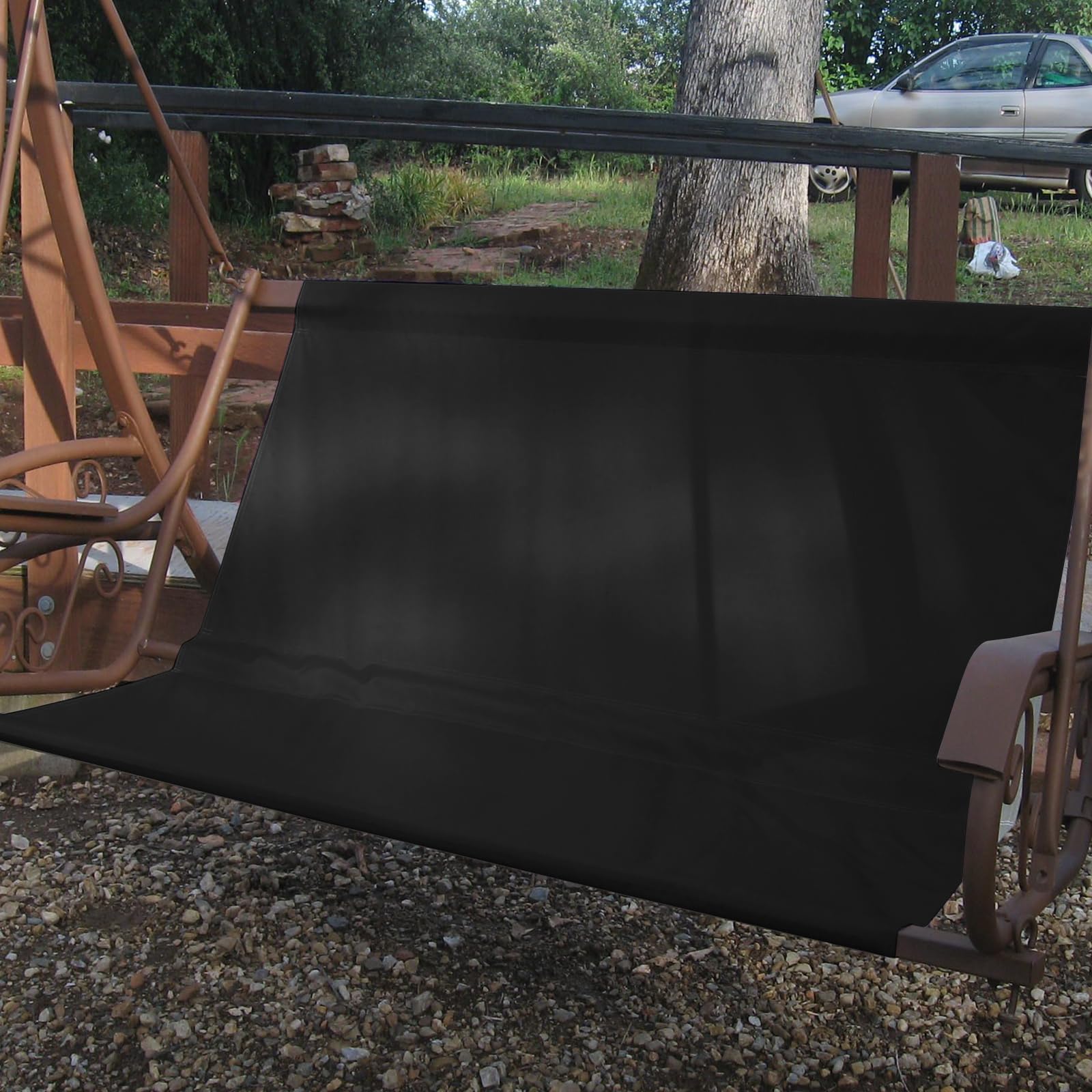 Wymienne Pokrycie Siedziska Huśtawki - Wodoodporne, Do Patio, Ogrodu, Podwórka, Balkonu (115 x 48 x 48 cm, Szare)