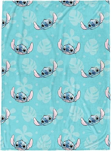 Miniatura 140 de Jay Franco Manta de felpa de 46 x 60 pulgadas, manta de forro polar suave y acogedora para dormitorio y sofá, producto con licencia oficial, azul