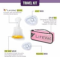 Vista 10 de LifeVac Kit combinado de viaje para el hogar y amarillo, dispositivo portátil de rescate de succión, kit de primeros auxilios para niños y adultos