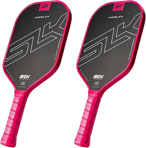 Vista 22 de Selkirk Sport SLK Halo Paleta de Pickleball de Fibra de Carbono Cruda Diseñada en los Estados Unidos Elige la potencia de fibra de carbono cruda