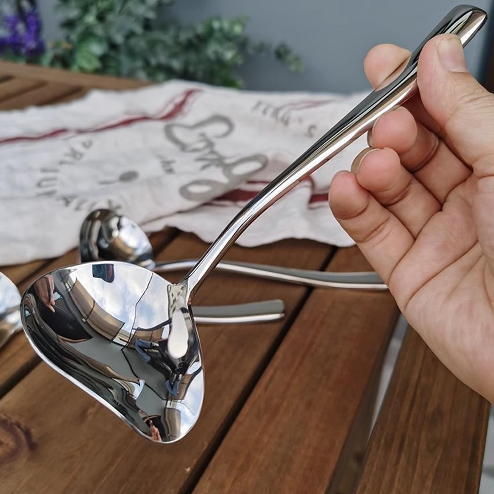 Stainless Steel Sauce Ladles - 2 Piece Set -6