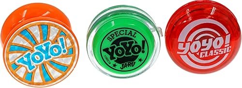 Miniatura 2 de JA-RU Yoyo - Paquete profesional de yoyos (1 paquete de 3) juguetes antiestrés divertidos de calidad para niños y adultos, relleno de relleno de