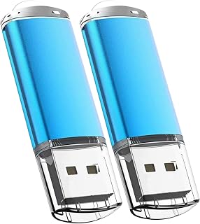 Enfain 32GB USB 2.0 Flash Drive (Pack of 2) – Drive USB gb 32gb 32 pendrive – Cheap Memoria Laptop USB Drive – Blue USB 2.0 Flash Drive