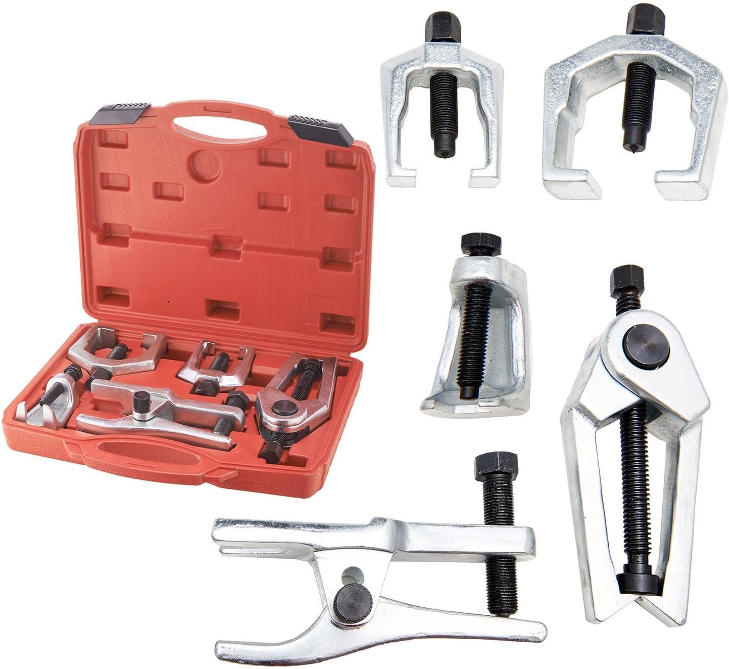 Front End Service Tool Kit Red Pitman Arm Puller Ball Joint Separator Tie Rod