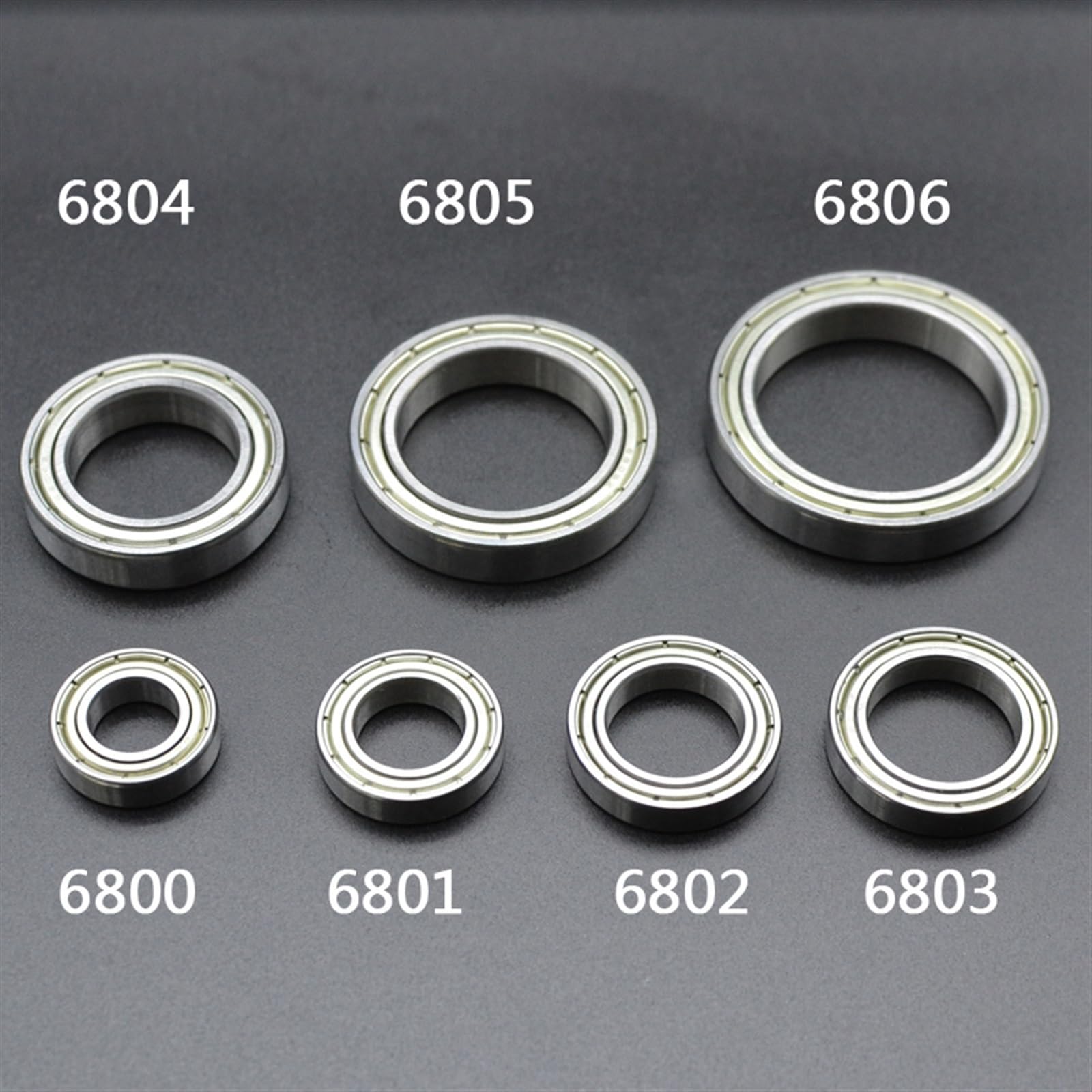 Lot de 2 ou 5 roulements à Billes scellés en Caoutchouc à paroi Mince blindée en métal 6800 6801 6802 6803 6804 6805 6806ZZ(6805ZZ 25x37x7mm,5Pcs)