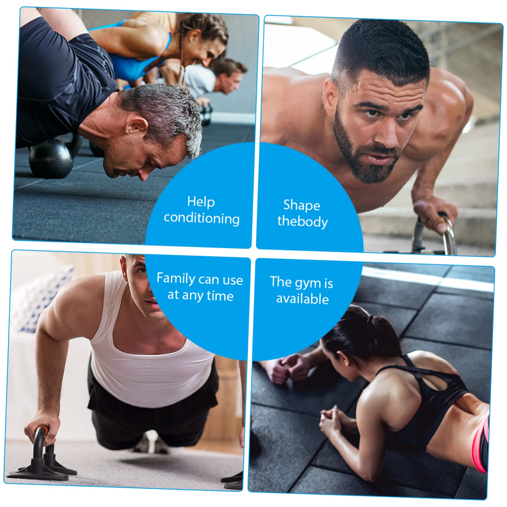 BRIGHTFUFU Portable Push-up Stand Push-up Bars Home Fitness Tool Arm Grip Training