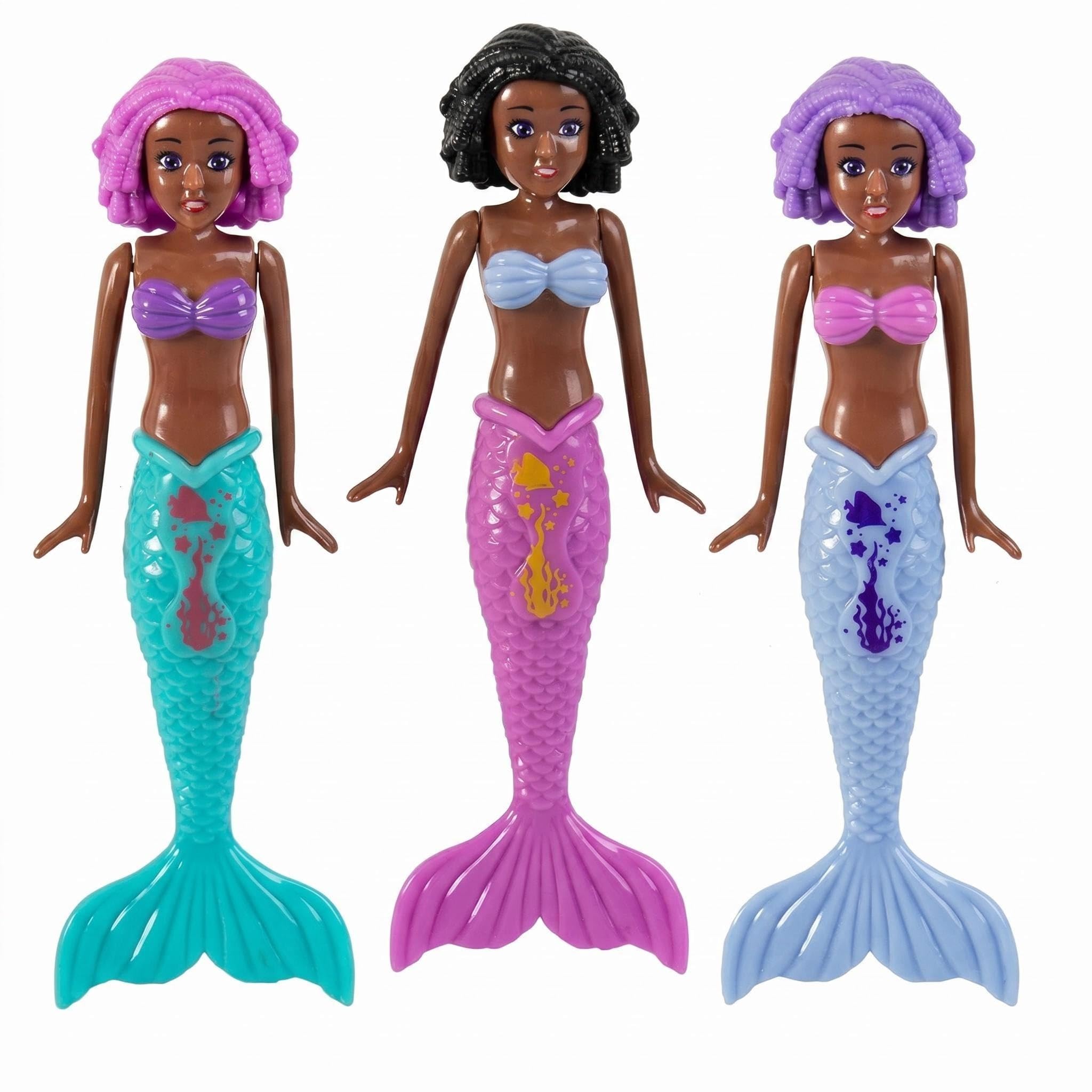 Pool Diving Toy Set, 3 Piece Princess Pool Toys, Water Bath Toy, Swimming Underwater Pool Training Toys, Diving Games Training Gifts for Boys Girls - 3PCS