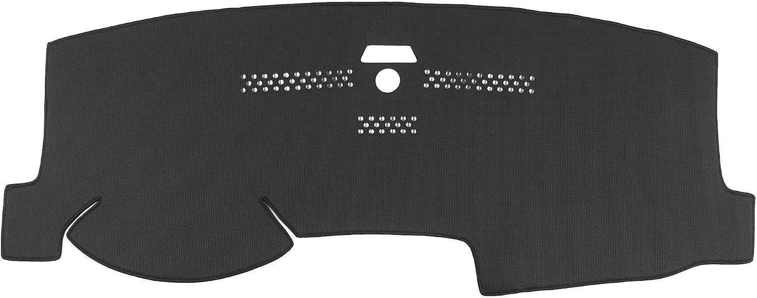 WellVisors Black Dash Mat Dashboard Cover Compatible with Ford 2013-2016 Fusion