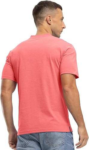 Miniatura 7 de Rdruko Camisas de golf para hombre, sin cuello, Henley, Dry Fit, atléticas, informales, de rendimiento, ligeras, polo