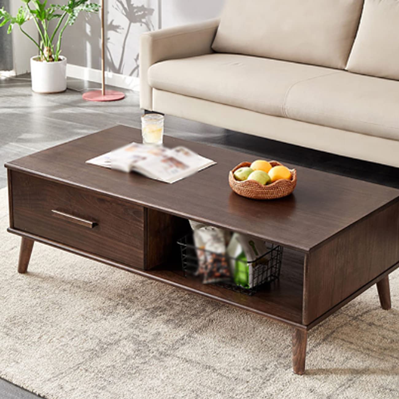 4 pezzi Gambe per mobili in legno Altezza Gambe per divano Gambe affusolate di ricambio per mobili Gambe per mobili Gambe per cassettiere Gambe di supporto con piastra di montaggio, per divano letto