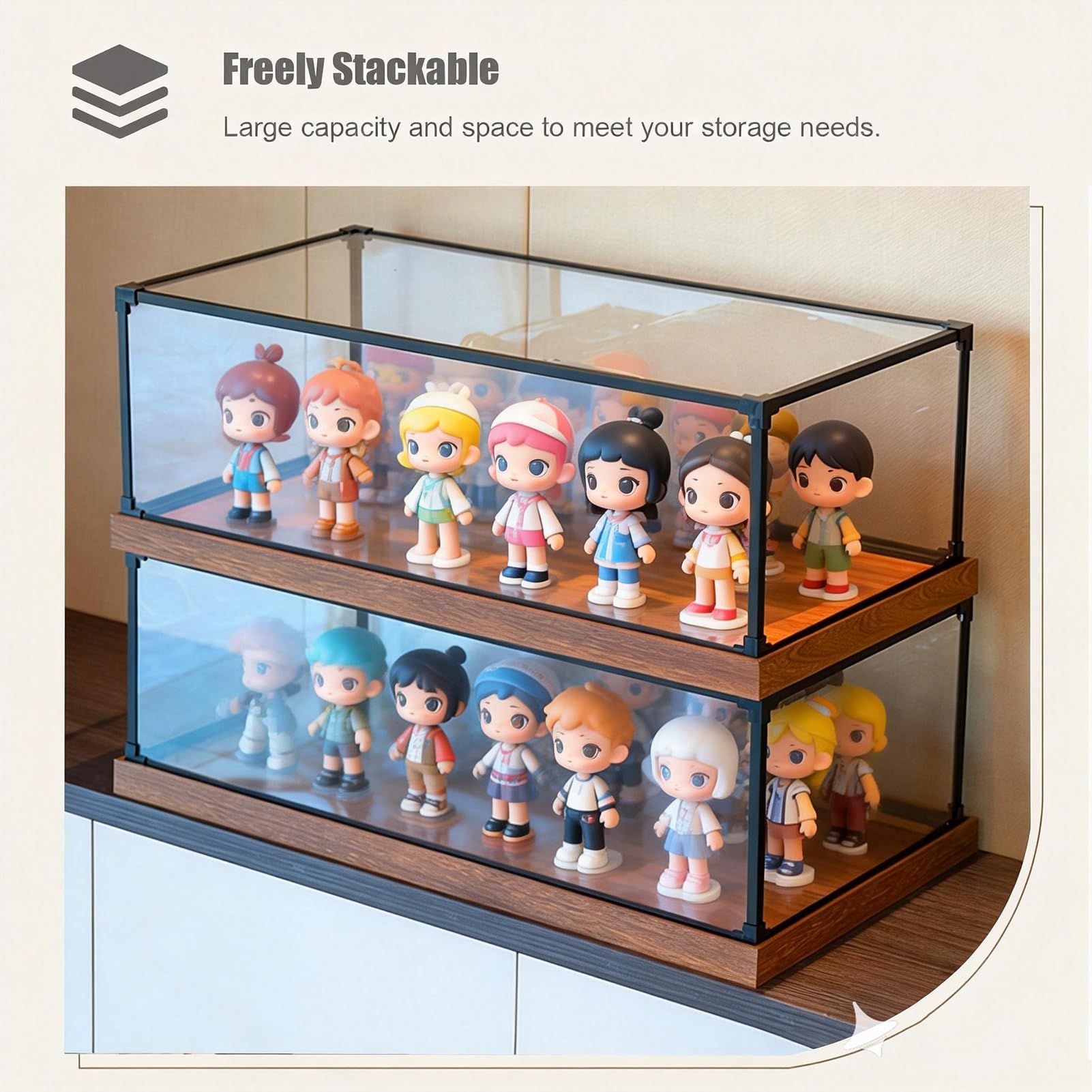 Amazon.co.jp: ディスプレイケース アクションフィギュア用背の高い
