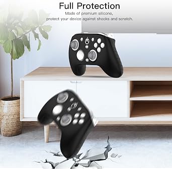 Case Cover for Gamesir G7 Pro/G7 SE Game Controller, Soft Silicone Protector Cover Skin Case for Gamesir G7 SE/G7 Pro, Anti-Scratch,Shockproof,Black